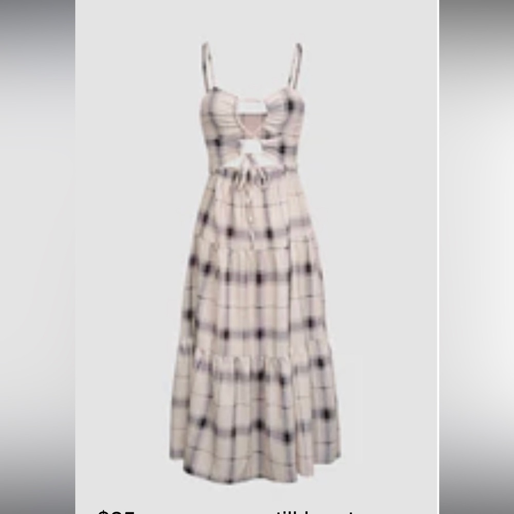SOLD Plaid dress